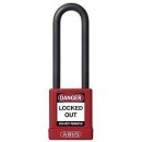 Cadenas de consignation anse haute 75 mm - 74/40HB75 - Rouge SPRD ABUS
