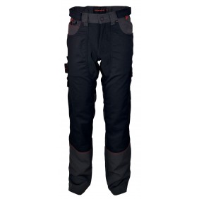 Pantalon ultra ergonomique sans genouillères YP76 - noir et gris ILKOTT