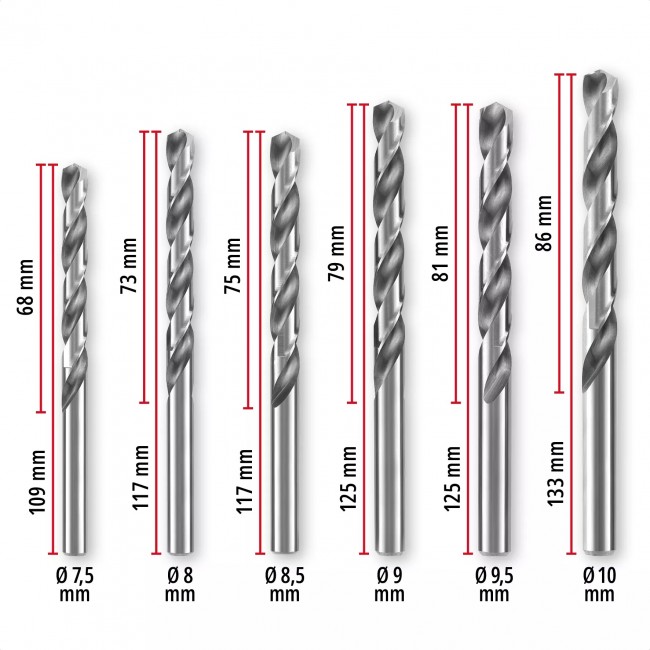 Pack de 19 forets à métaux HSS-G - diamètre 1 à 10 mm 13.jpeg EINHELL