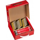 Pack clous annelés en bande D34° et 2 cartouches de gaz - x2000 SENCO