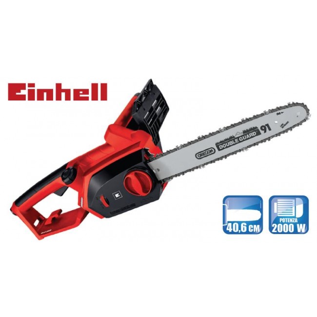 Guide Et Chaînes Pour Tronçonneuse Einhell 40cm - 1,3mm 3/8" 57TG | Compatible GH-EC 2040 / RG-EC 2240