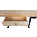 Etabli bois professionnel - hauteur réglable électroniquement 765 à 1220 mm - Bricozor 3.jpg HOLZMANN