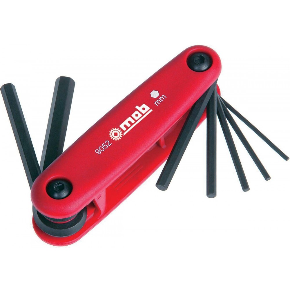 Bondhus 12585 GorillaGrip Jeu De 5 Clés à Rabat Hexagonales