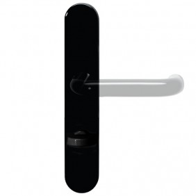 Plaques pour poignées de porte - polyamide - séries 111 - noir HEWI