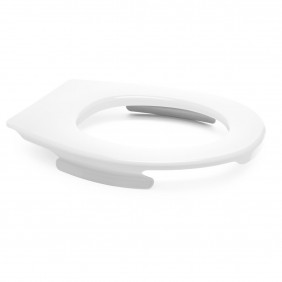 Lunette wc clipsable - 100 % hygiénique - blanc PAPADO