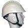 Casque de chantier BTP KARA MONTEUR - jugulaire 4 points boucle flash