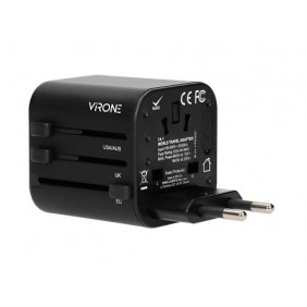 Adaptateur de voyage universel 150 pays SYNERCIA