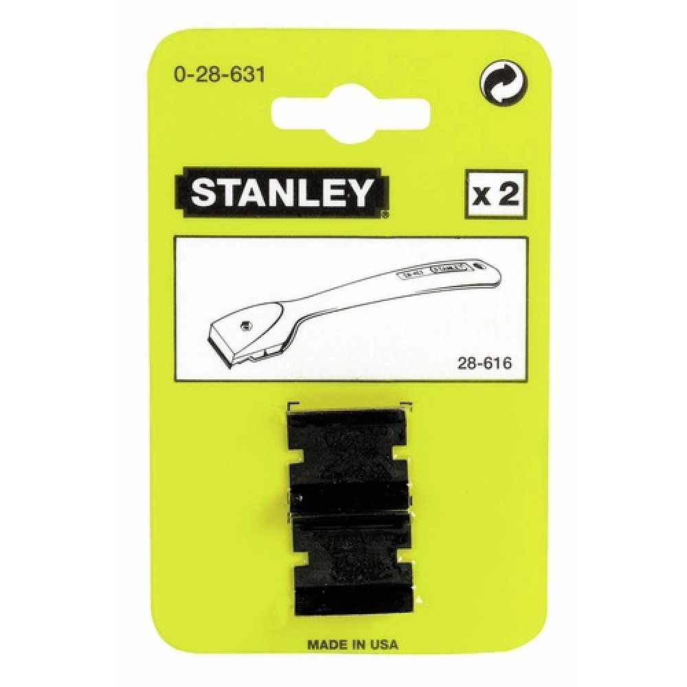 Stanley 0-28-292 Lame de racloirs Longueur 64 mm : : Bricolage