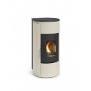 Poêle à granulés étanche et ventilé 8 kW à sortie concentrique - Ivoire - Daniela CX LA NORDICA EXTRAFLAME
