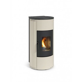 Poêle à granulés étanche et ventilé 8 kW à sortie concentrique - Ivoire - Daniela CX LA NORDICA EXTRAFLAME