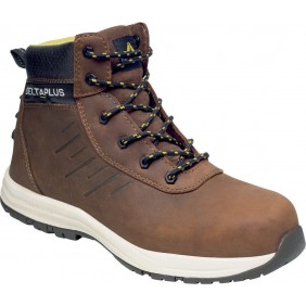 Chaussures de sécurité hautes SAGA2 S3S HRO WPA FO A E SR - cuir marron DELTA PLUS
