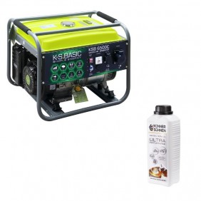 Pack groupe électrogène à essence - 5,5 kW - 230V - KSB 6500C + huile moteur 1L OFFERTE KONNER & SOHNEN