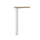 Lot 4 pieds de table acier 615 - Ø60 mm CAMAR