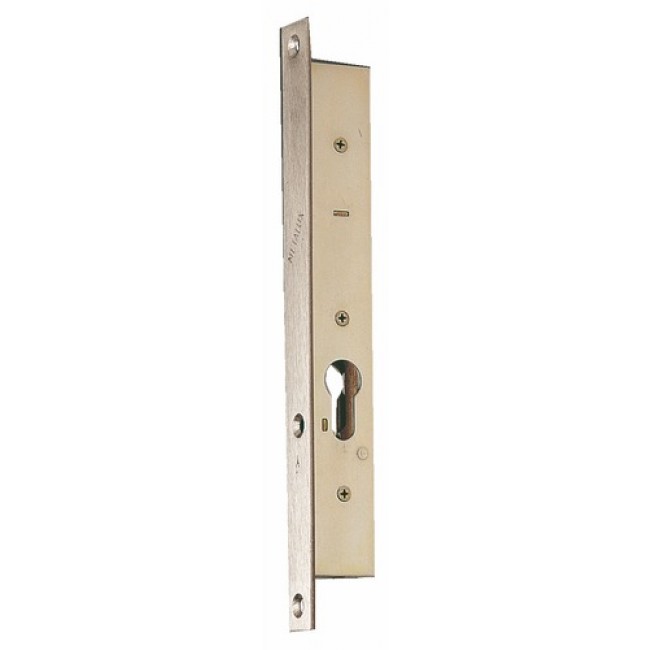 Serrure à Larder à Cylindre MÉTALUX Série 7 - Axe 16,5 Mm, Largeur 28 Mm, Neuve
