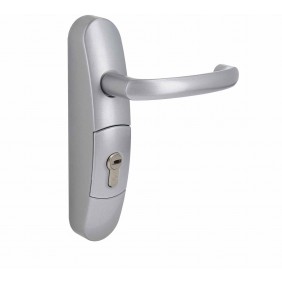 Béquille extérieure débrayable pour antipanique - EN gris aluminium métallisé JPM