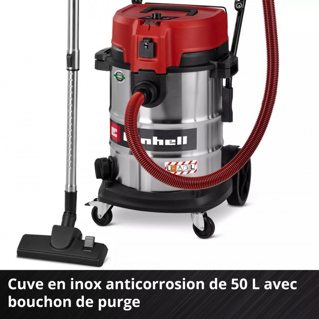 Aspirateur eaux et poussières - 50L - 1300W - classe L - TE-VC 5090 SACL 9.jpeg EINHELL