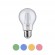 Ampoule LED colorée à filaments - E27 - coloris vert, bleu, jaune ou rose