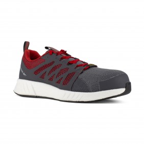 Baskets de sécurité FUSION FLEXWEAVE SAFETY S1P SRC - gris et rouge Reebok