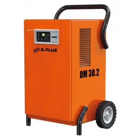 Déshumidificateur mobile DM30,2 - avec roues de chantier - 30L/24H - gaz R290 SPLUS