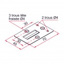 schéma Gâche pour seuil et linteau pour serrure volet CE zinguée bricozor.jpeg TIRARD