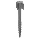 Vis de fondation pour poteaux SPIRAL® P800 en acier galvanisé 1200 mm COBRA
