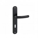 Ensemble sur grandes plaques entraxe 195 mm Budget - Onyx noir mat VACHETTE ASSA ABLOY