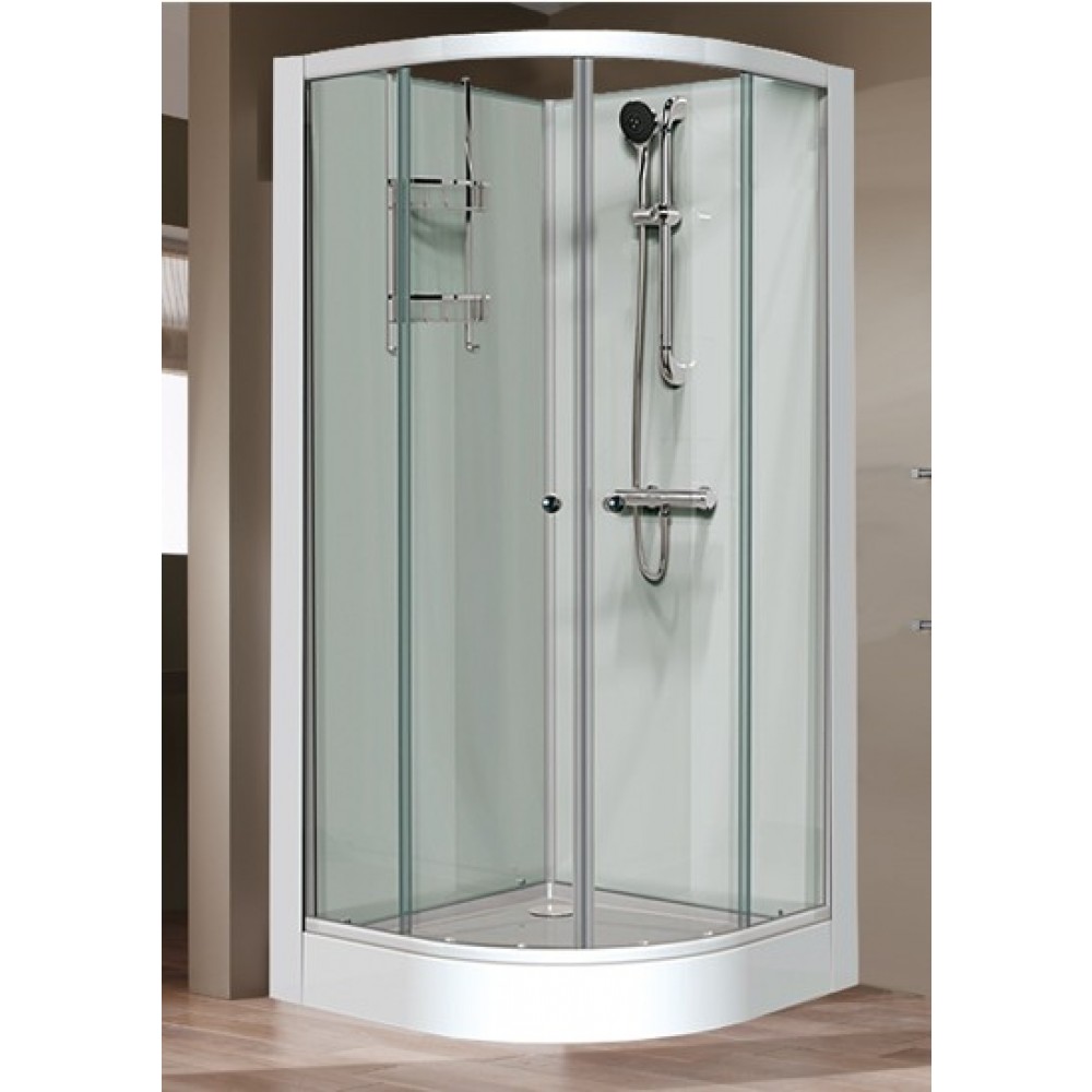 Cabine de douche Flotille 3 90x90cm 1/4 Rond