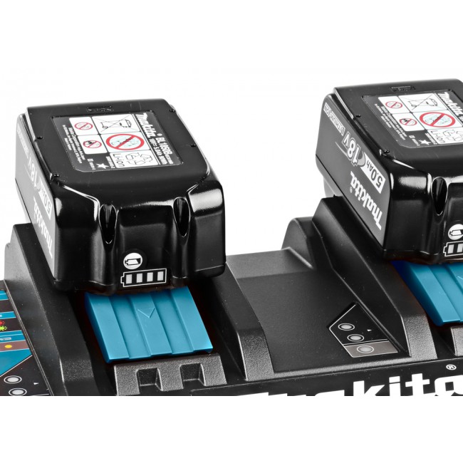 Chargeur double Makstar Li-Ion - 14,4 à 18V - DC18RD - Bricozor 4.jpeg MAKITA