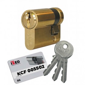 Demi cylindre - 30 x 10 mm - City 5G - sur variure KCF 005502 ISEO