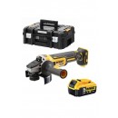 Meuleuse d'angle sans fil 125 mm 18 V - DCG405NT + Batterie lithium XR 18V 5Ah DCB184 DEWALT