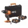 Perceuse visseuse à percussion 18V + 2 batteries 2,0 Ah - BSB18G4-202C