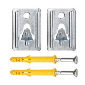 Crochets de fixation pour chauffe-eaux VELIS - lot de 2 ARISTON