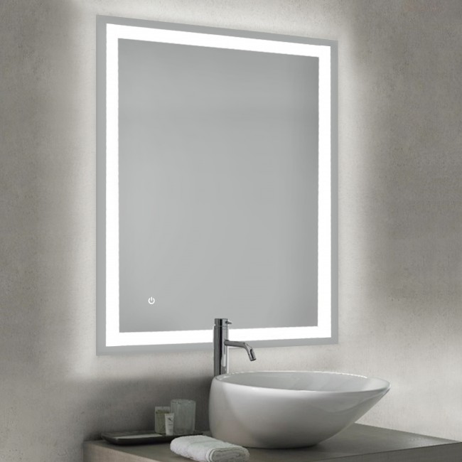 Miroir salle de bain avec éclairage frontal - 800x600 mm - Hercule 2.jpg EMUCA